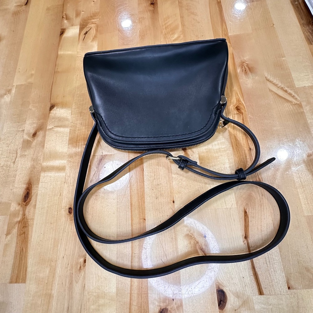 A New Day Crossbody Bag Women Small Black Excellent Minimalist Dome Purse